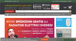 Desktop Screenshot of iorisparmioenergia.com
